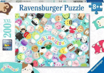 Pusle Ravensburger Squishmallows 13392, 36 cm x 49 cm, 200 tk, mitmev&auml;rviline