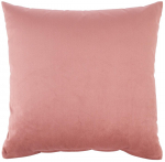 Dekoratiivne padi Home4you Velvet 2, roosa, 45 cm x 45 cm