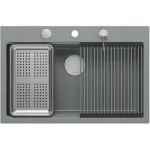 K&ouml;&ouml;givalamu Quadron Marc Workstation, graniit, 76 cm x 50 cm x 23.5 cm, h&otilde;be v.