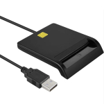 CP ID2 USB 2.0 ID-kaardi lugeja 80 cm kaabel 420 Kb/s (6.5x6cm) Must