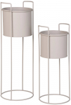 Lillepottide komplekt House Nordic Rabo 9201005, teras, 21.5 cm x 21.5 cm, liivakarva pruun, 2 tk