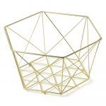 Korv Ambition Decor, 26.6 cm x 15 cm, 29 cm, Kuldne
