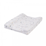 Arendav matt BabyTrold Whale, 66 cm x 50 cm, valge v./hall v.