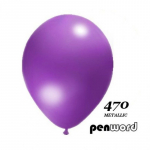 &Otilde;hupall ovaalsed Metalic Penword, violetne v., 100 tk