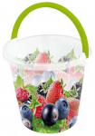 Majapidamis&auml;mbrid Branq Fruits, 10 l, l&auml;bipaistev/sinine/punane