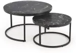 Kohvilaudade komplekt Java, marmor v., 79 cm x 79 cm x 47 cm, 2 tk