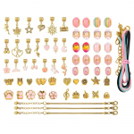 Helmekomplekt ehete valmistamiseks Jokomisiada ZA4692, eriv&auml;rviline, 160 g