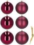 J&otilde;ulupuu m&auml;nguasjade komplekt Springos CA1191, bordoo v., 11 cm, 10 cm, plastik, 6 tk