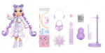 Nukk aksessuaaridega Rainbow High Winter Wonderland Violet, 28 cm, violetne v.