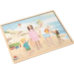 Puidust pusle Family time, 42 cm x 32 cm, 35 tk