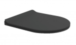 WC-poti prill-laud kaanega Flaminia App Slim, must v., 43.5 cm x 36.5 cm