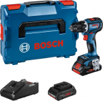 Akul&ouml;&ouml;ktrell-keeraja koos akuga Bosch GSR 18V-90 C, 18 V, 4 Ah, 5 tk