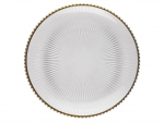 Taldrik prae Rimini, &Oslash; 25 cm, l&auml;bipaistev v./kuldne v.