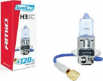 Autopirn AMiO LumiTec SuperWhite +120%, halogeenlamp, valge v., 12 V