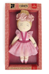Riidest nukk Ballerina Karmen, 20 cm, roosa v.