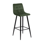 Baaritool Home4you Chilli 10566, matt, roheline v., 50.5 cm x 43 cm x 104 cm (kahjustatud pakend)