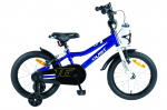 Lisaratastega laste jalgratas, laste Gust Blaze, sinine v., 16", 16"
