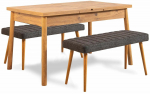 S&ouml;&ouml;gitoa komplekt Kalune Design Santiago, pruun v.