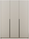 Riidekapp ADRK Bregma III, must v./ka&scaron;miir v., 58 cm x 148 cm x 204 cm