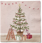 J&otilde;ulu pabersalvr&auml;tikud Party Deco Christmas Tree, 33 cm x 33 cm, mitmev&auml;rviline, 20 tk