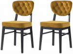 Toolide komplekt Kalune Design Elma 777 V2 974NMB1889, matt, sinep v./must v., 52 cm x 47 cm x 88 cm, 2 tk