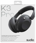Juhtmeta k&otilde;rvaklapid Sudio K3 Pro K3PROBLK, must v.