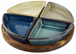 Serveerimislaud, kausiga Allesken Modern Kitchen, &Oslash; 21.5 cm, 5 tk, Mitmev&auml;rviline
