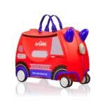 Laste kohver Trunki Glide Ride Fran, punane v./lilla v., 17.6 l, 46 x 21 x 31 cm