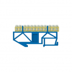 Klemmliist Pawbol LZ DIN, 12x16 mm&sup2;, sinine v.