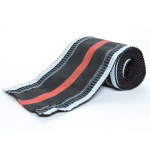 Harjatihend Standard, alumiinium/kumm/tekstiil, 31 cm x 500 cm, pruun