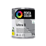 V&auml;rvi alus Pentacolor Ultra 3, emulsiooni-, t&auml;ismatt, 1 l