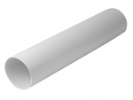 Ventilatsioonikanal Europlast A125-0.5, abs-plastmass, 0.5 m x 125 mm