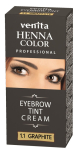 Kulmu- ja ripsmev&auml;rv Venita Henna Color, grafiit v. 1.1