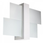 Valgusti seinale Sollux Feniks White, E27, 1, valge v.