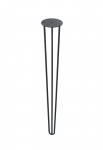 Tugijalg Rei D8 x 710 mm, must, 0.8 cm x 0.8 cm