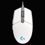 Juhtmega m&auml;nguhiir Logitech G203 Lightsync, valge v.