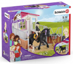 Komplekt Schleich Horse Box with Horse Club Tori & Princess 42437, 20 cm, mitmev&auml;rviline