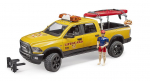 M&auml;ngu maastur Bruder Ram 2500 Power Wagon Life Guard With Figure 02506, 1:16, kollane v.