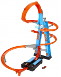 Autorada Mattel Hot Wheels Hot Wheels Sky Crash Tower GJM76, sinine v./oranž v.