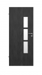 Siseukseleht Domoletti Merida, vasakpoolne, antratsiit tamm v., 203 x 84.4 x 4 cm