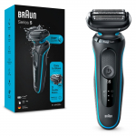 Habemeraseerija Braun Series 5 51-M1000s, li-ion, must v./helesinine v.
