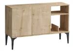 Kummut Kalune Design Oscar DEC0073, tamm v./must v., 80 cm x 120 cm x 40 cm