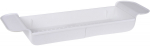 Kandik vanni jaoks Adjustable, 55 cm x 7.7 cm x 17 cm, valge