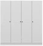 Riidekapp Kalune Design Kale Mebran 4772, valge v., 52 cm x 180 cm x 210 cm