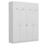 Riidekapp Kalune Design 5136, valge v., 52 cm x 180 cm x 235 cm