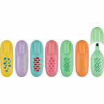 Tekstimarker Centrum Pastel Mini 89809, 1 - 5 mm, mitmev&auml;rviline/(v&auml;rv/disain valitakse juhuslikult)