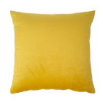 Dekoratiivne padi Home4you Velvet 2, kollane v., 45 cm x 45 cm