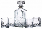 Klaaside ja karahvini komplekt Bar Craft, klaas, 0.2 l, 5 tk