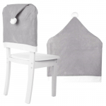 J&otilde;ulutooli kaunistus Santa's Hat, 60 cm x 50 cm, valge/hall