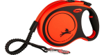 Automaatne jalutusrihm Flexi Xtreme 522763, must v./oranž v., L 8m